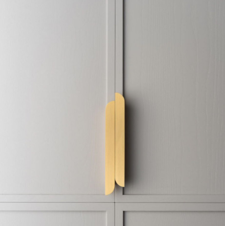 400mm Gouden Handvat 3 van het Aluminiumkabinet het Bladhandvatten van Kleurensalix voor Slaapkamer