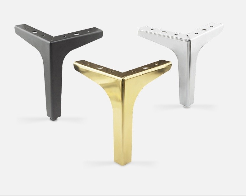 Van de Montagechrome van metaalsofa corner feet furniture hardware het Meubilairbeen voor Bank