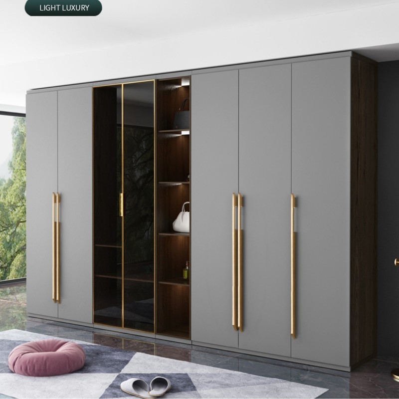 De klassieke Garderobe behandelt Zwarte Gouden 1000mm Decoratie Lang voor Slaapkamer