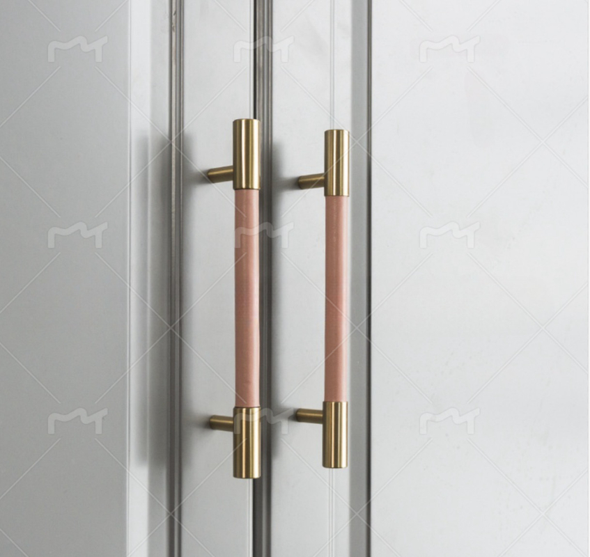 160 mm Kleurrijke leerknop Schuifdoorknop Hardware Voor decoratie