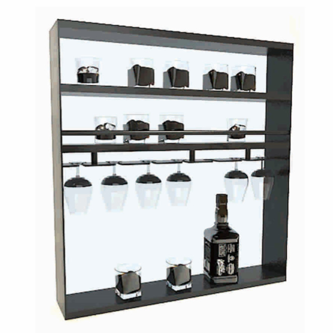 Multifunctionele aluminium boekenplank Display Planken Kas voor boeken Led lichtstrook Display