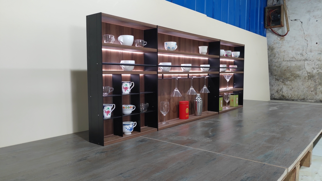 Multifunctionele aluminium boekenplank Display Planken Kas voor boeken Led lichtstrook Display