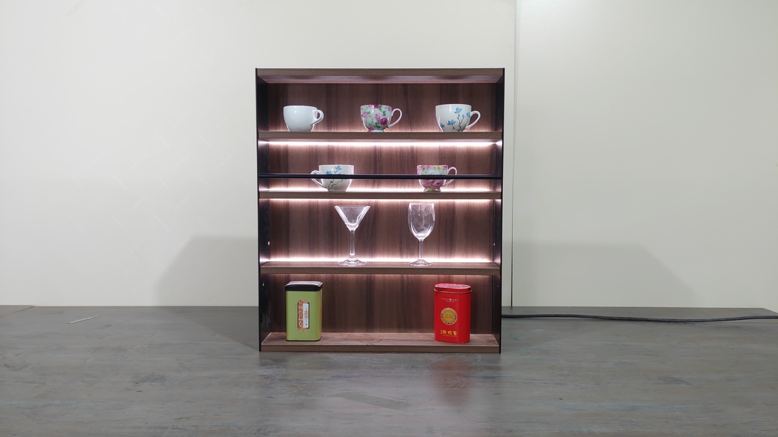 Multifunctionele aluminium boekenplank Display Planken Kas voor boeken Led lichtstrook Display