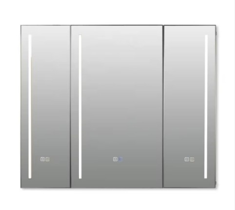Badkamers Douches Verlichte spiegelkasten Deur Intelligente lichtdioden Spiegel