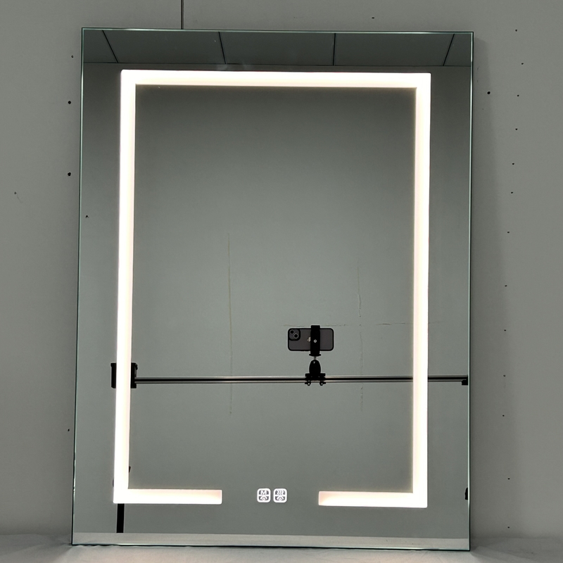 Groothandel Fabriek Elegante kast Douche Grote verlichte spiegel Badkamer Slimme LED spiegelkast Aluminium spiegel