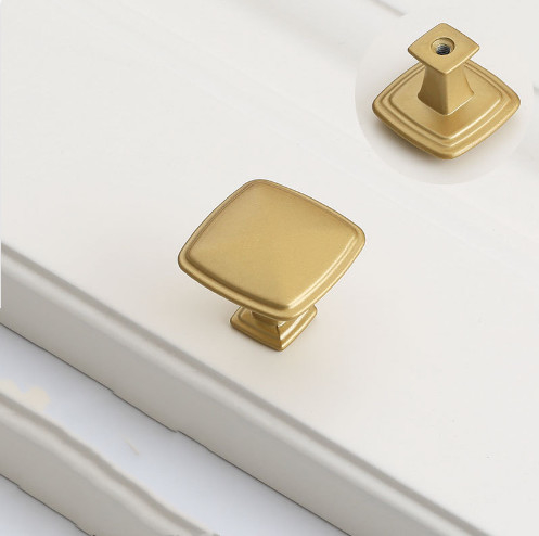 Scandinavische licht luxe aluminium kast deur handvat laden kast wijnkas eenvoudig Frans goud enkel gat trekt
