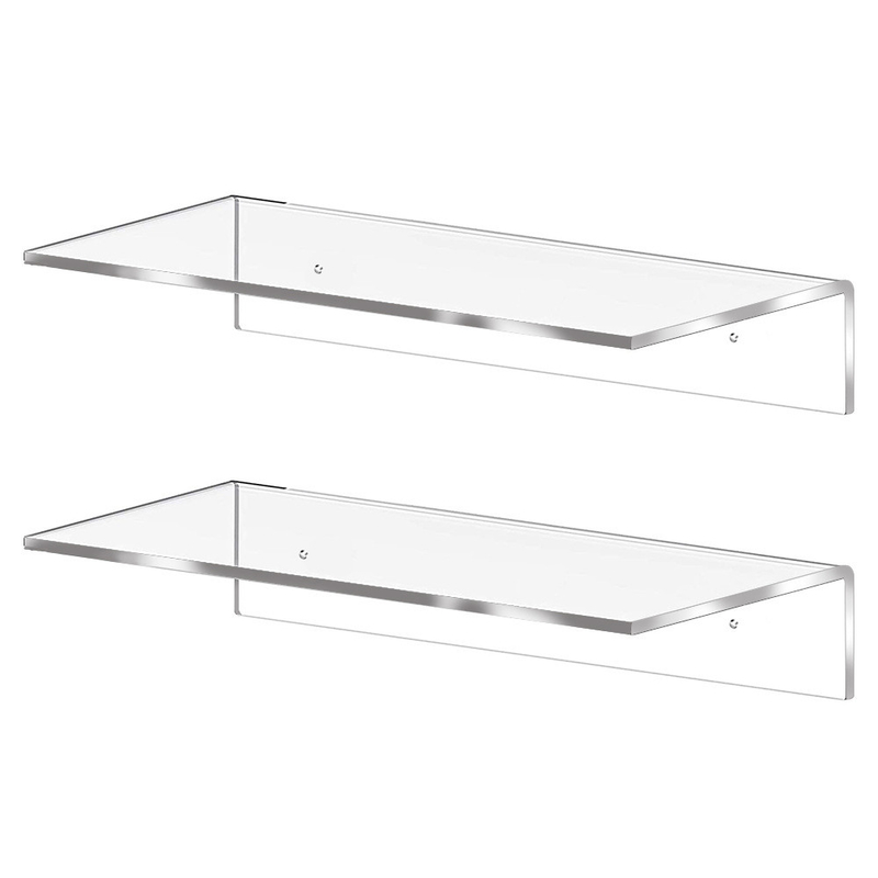 Moderne houten wandenplank voor huisversiering in elegante witte kleur