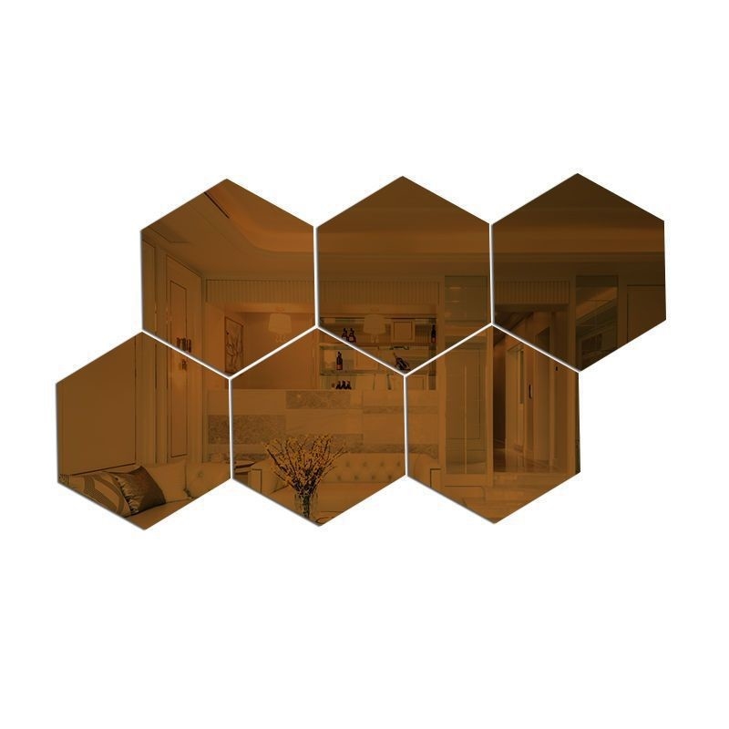 Moderne zilveren acryl SML spiegel decor huis decoratie product