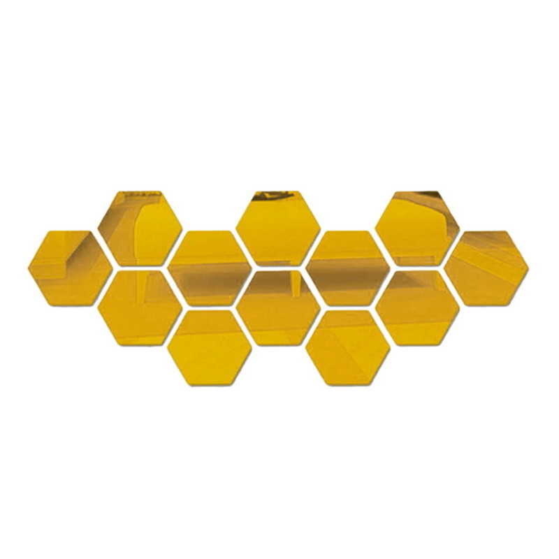 Moderne zilveren acryl SML spiegel decor huis decoratie product