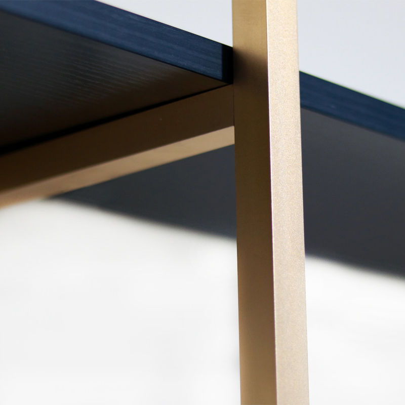 SGS van het het Metaalkader van het 3 Laag Gouden Aluminium de Muurplank 820mm voor Huisdecor