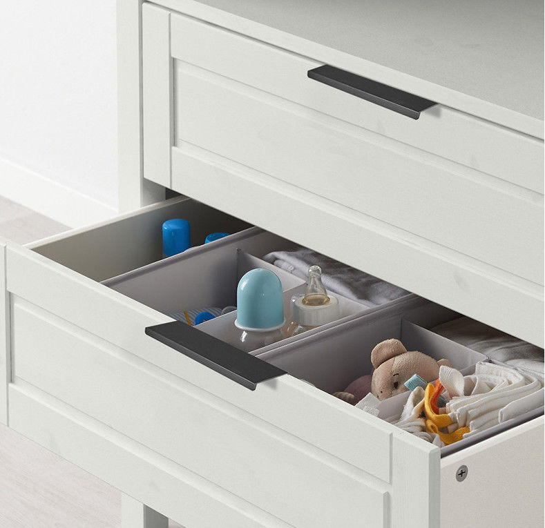 200mm RAL de het Kabinetsdeur van het Kleurenaluminium trekt met Geanodiseerde Schroef
