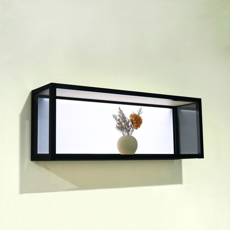 810x200x298mm de Muurplank van de Aluminium Lichtgevende Kubus voor Woonkamerdecor