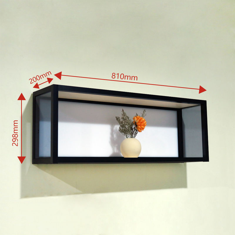 810x200x298mm de Muurplank van de Aluminium Lichtgevende Kubus voor Woonkamerdecor