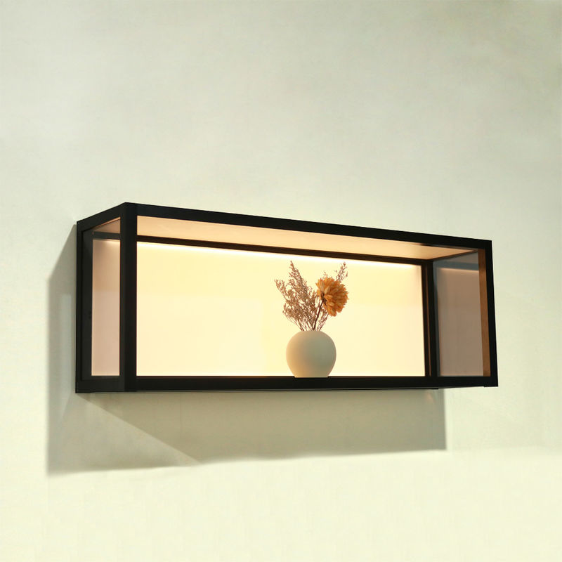 810x200x298mm de Muurplank van de Aluminium Lichtgevende Kubus voor Woonkamerdecor