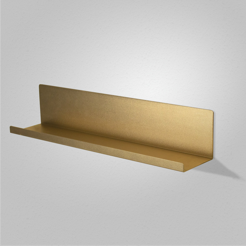 OEM Aangepaste van de de Muurplank van het Aluminiumboek Decoratieve het Black metal Drijvende Planken