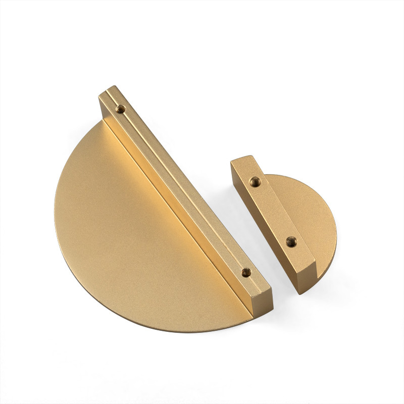 Van het de Halve cirkelsatijn van het Luxe Overgangskabinet van het Messingshandvatten de keukenkasthandvatten 2.63in 3.54in 4.7inches